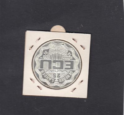Beschrijving: 25 Ecu ERASMUS